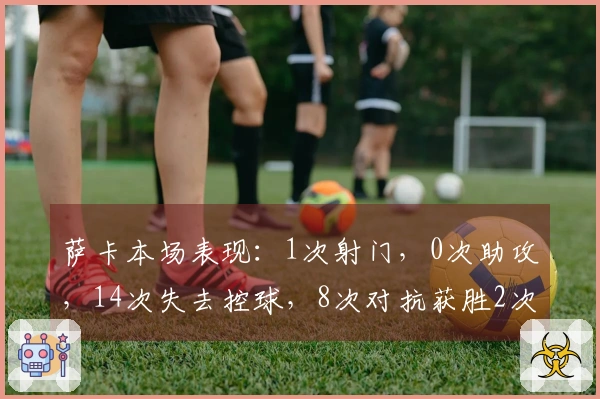 萨卡本场表现：1次射门，0次助攻，14次失去控球，8次对抗获胜2次
