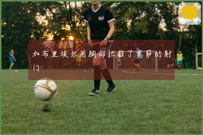 加布里埃尔用胸部拦截了宽萨的射门